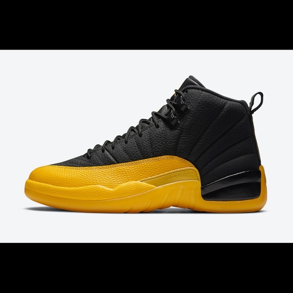 Air Jordan 12 Black and University Gold